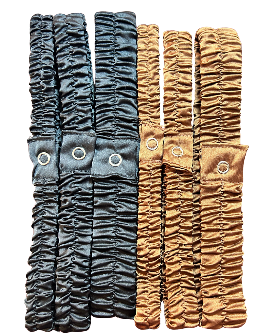 Ohemaa Classi - satin elastic hair ties